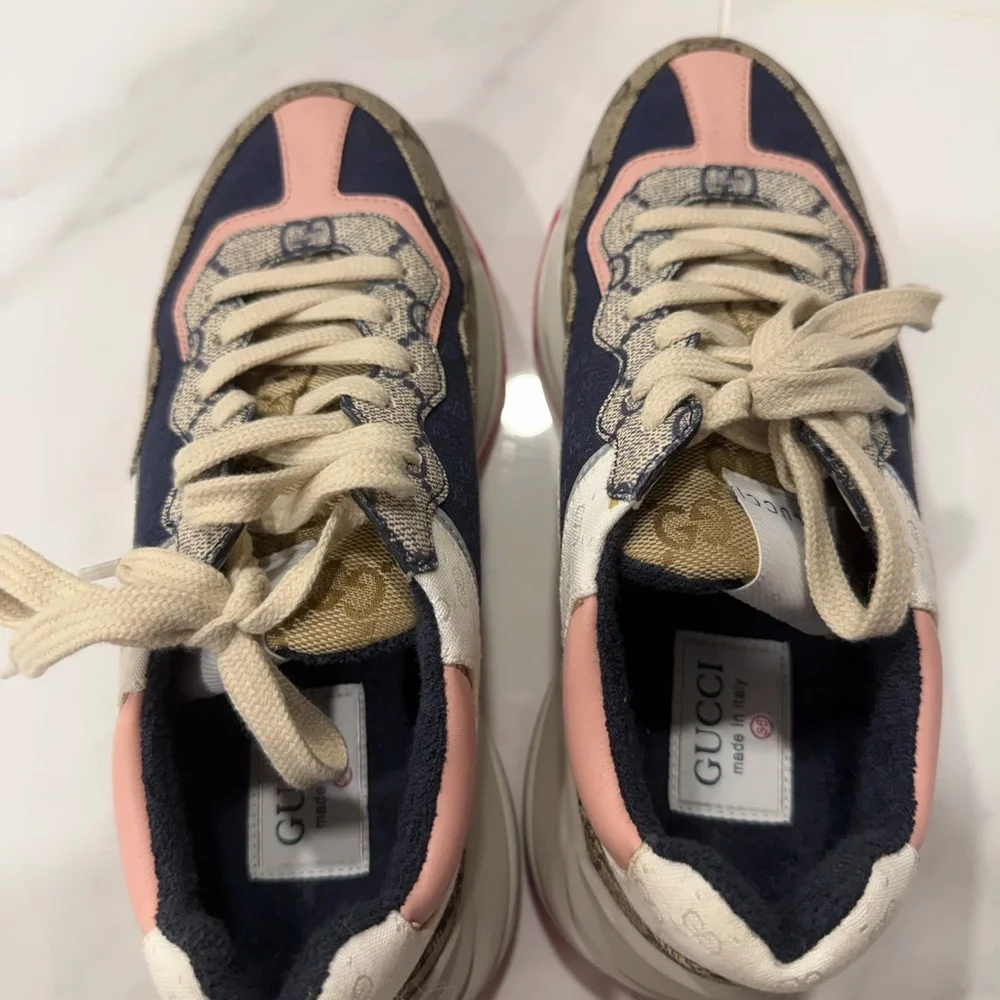 Gucci GG Rhyton Multicolor Sneaker - Picture 2 of 5
